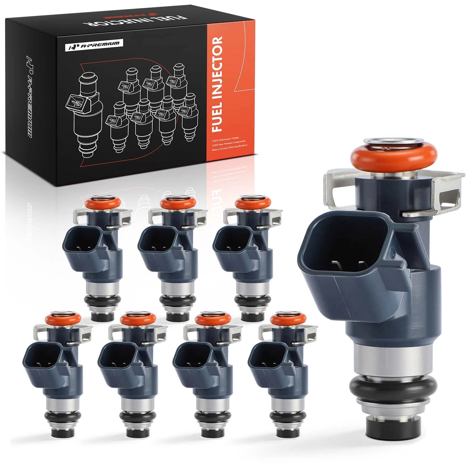 8x Fuel Injector for Chevrolet Silverado 1500 GMC Sierra 1500 (2009–2013)