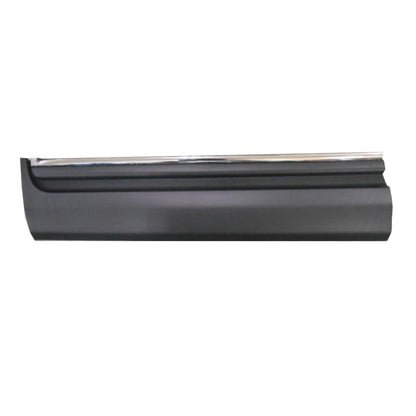 Replacement Polypropylene Front Driver Side Lower Door Molding w/Chrome Insert