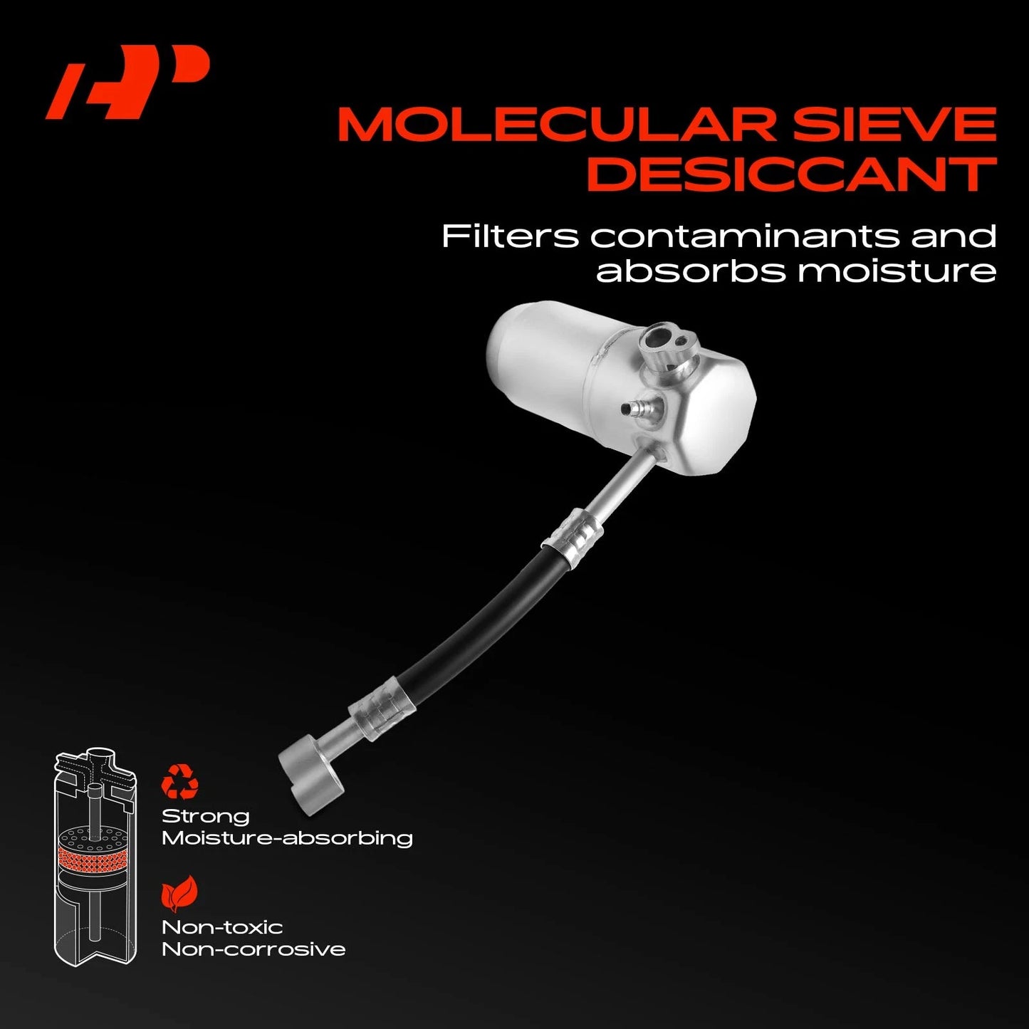 A/C Receiver Drier with Hose for Chevy Camaro Pontiac Firebird (1998–2002)