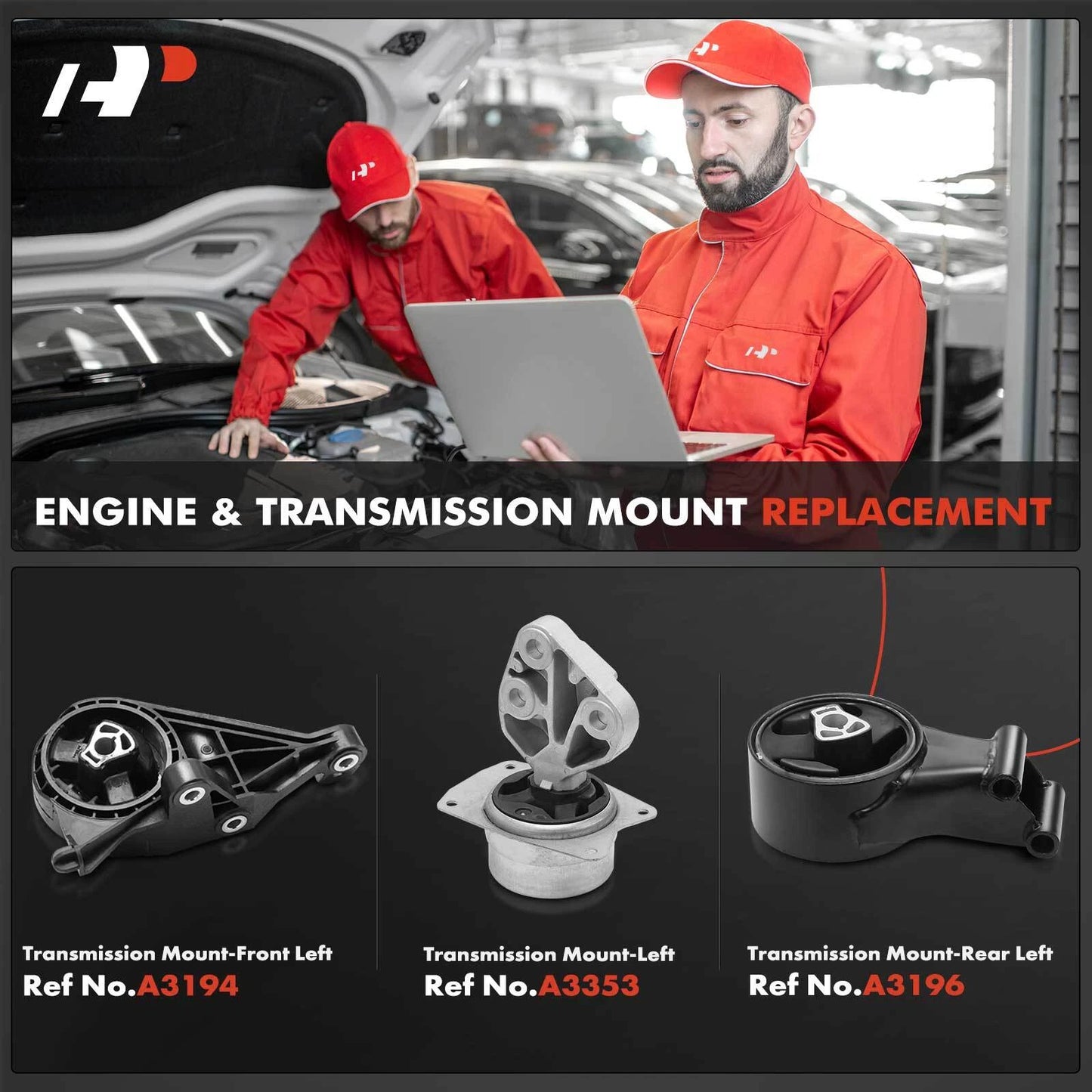 3X Transmission Mount for Chevrolet Malibu (2014–2015)