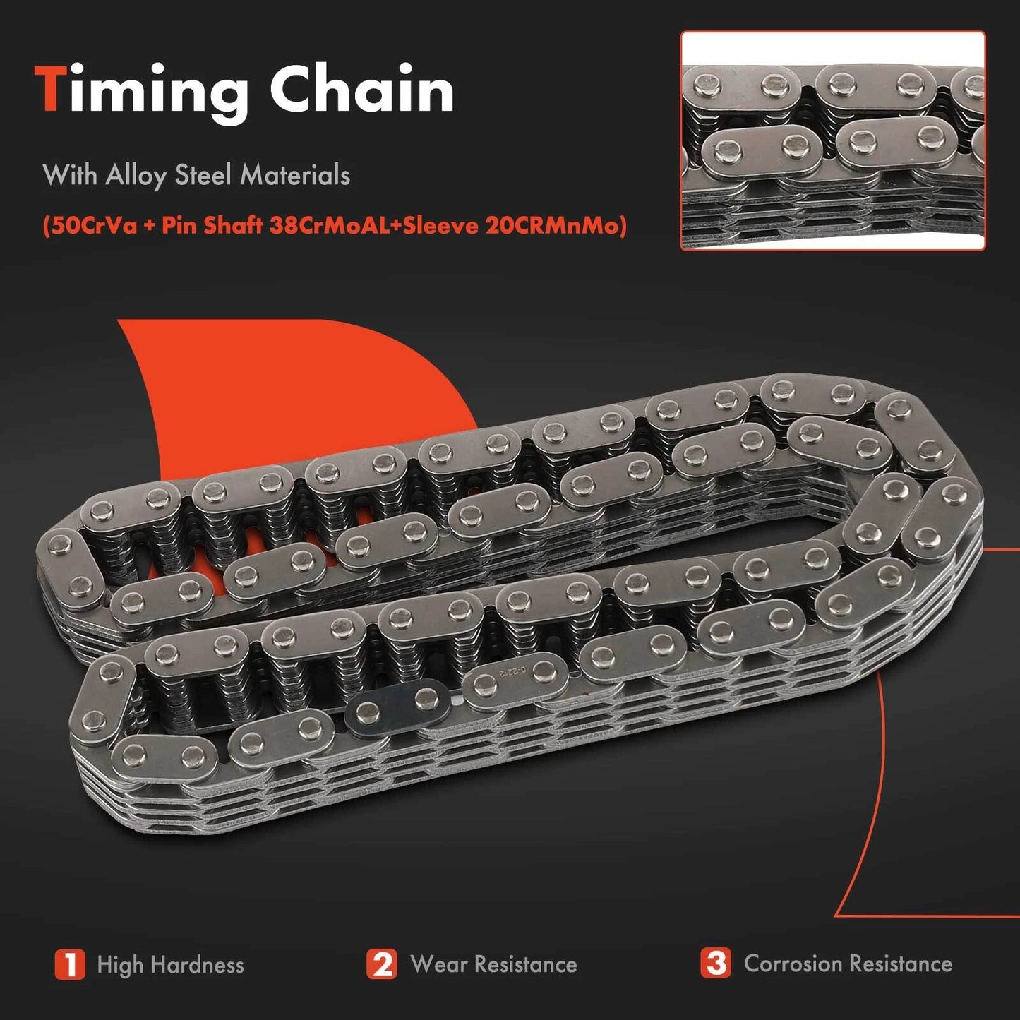 4X Timing Chain Kit for Jeep Cherokee (1984–1986)