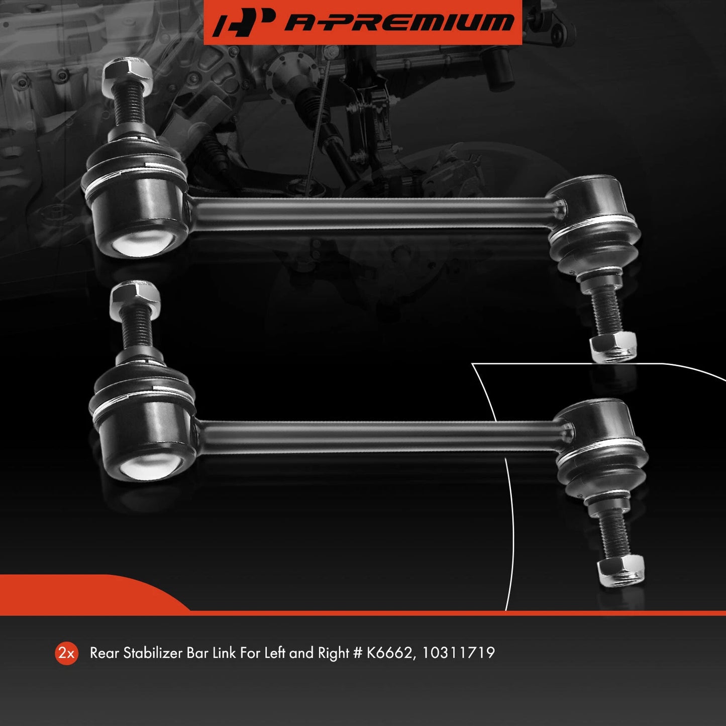 2X Rear Stabilizer Bar Link for Hyundai Sonata (1999–2005) Kia Optima