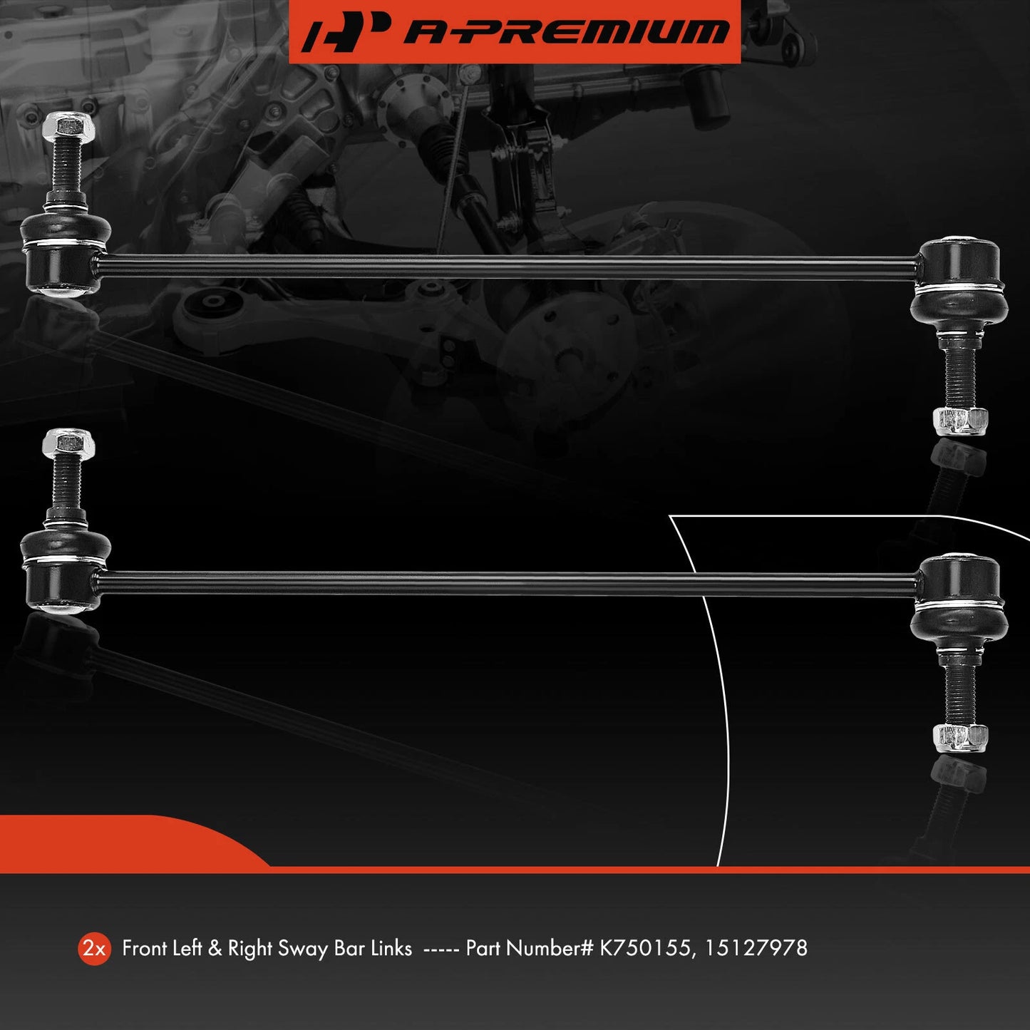 2X Front Stabilizer Bar Link for Chevy Traverse (2009–2017) GMC Acadia
