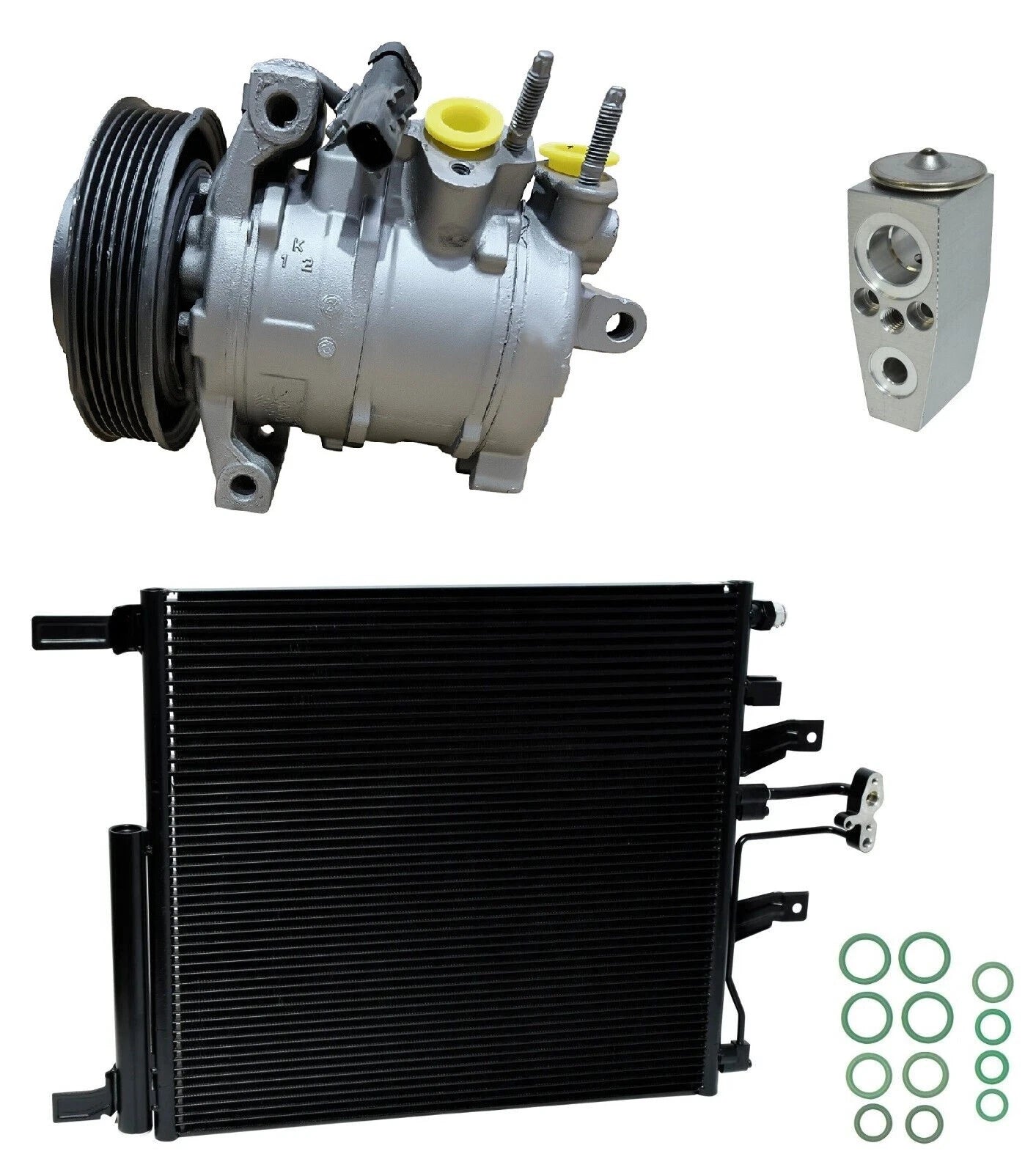 A/C Compressor Kit with Condenser for Ram 1500 3.0L (2016–2016)