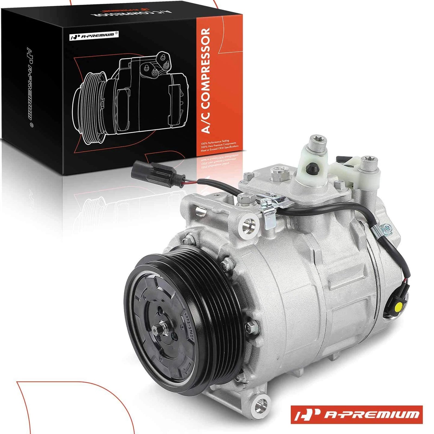 A/C Compressor with Clutch for Mercedes C216 S450 S550 (2007–2011)