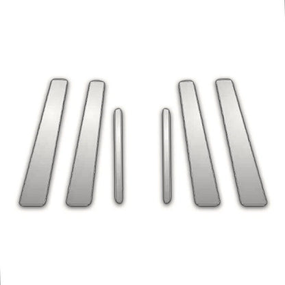 6Pc Chrome Pillar Post Covers Replacement for Lexus RX 300 (1997–2003)