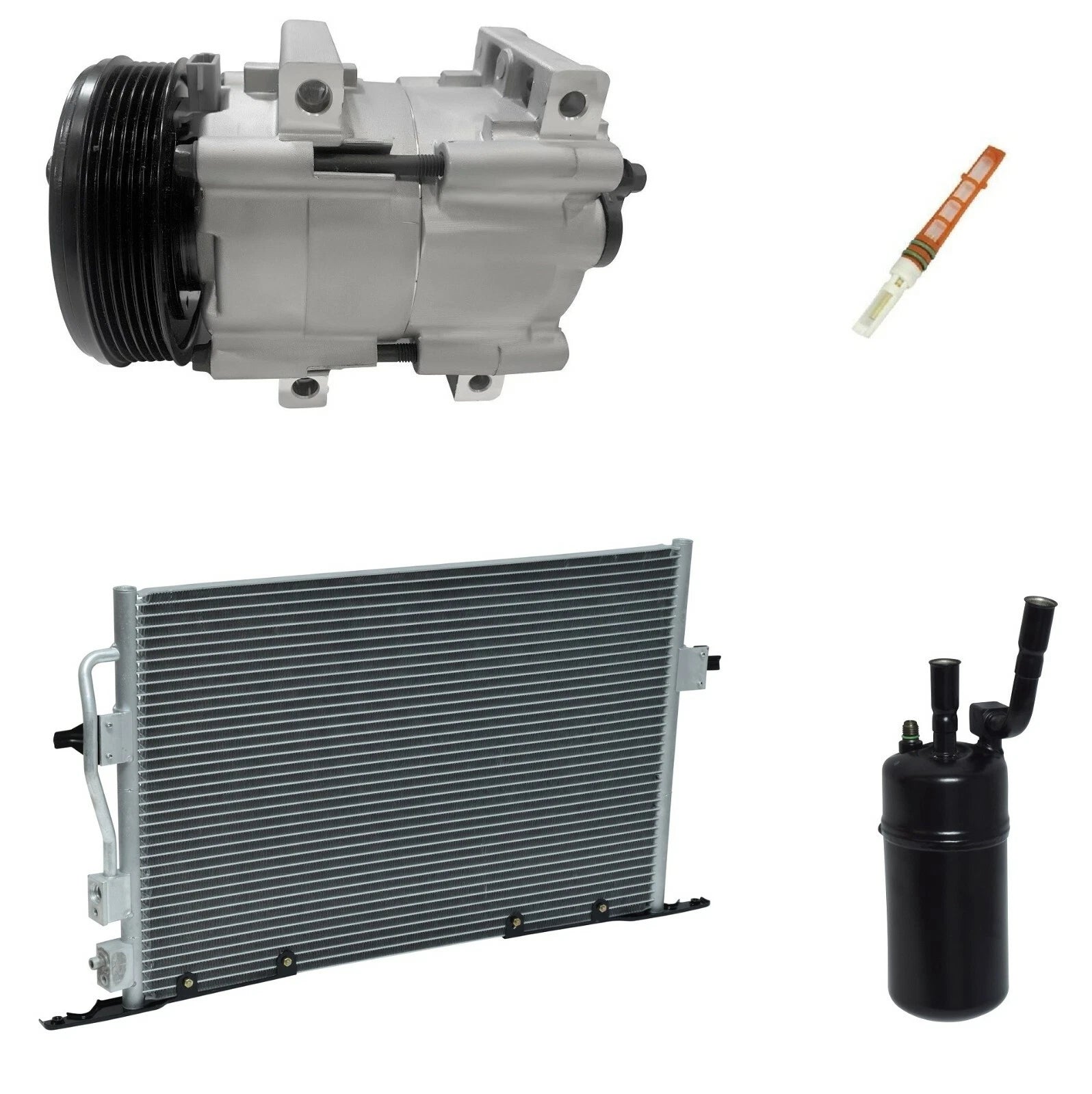 A/C Compressor Kit With Condenser for Ford Contour 2.0L (1998–2000)
