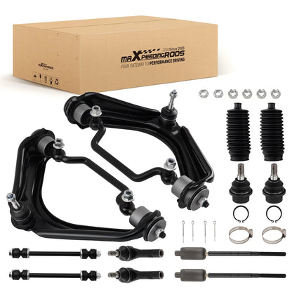 12pc Front Upper Control Arms and Steering Kit for Ford Explorer (2020–2025)