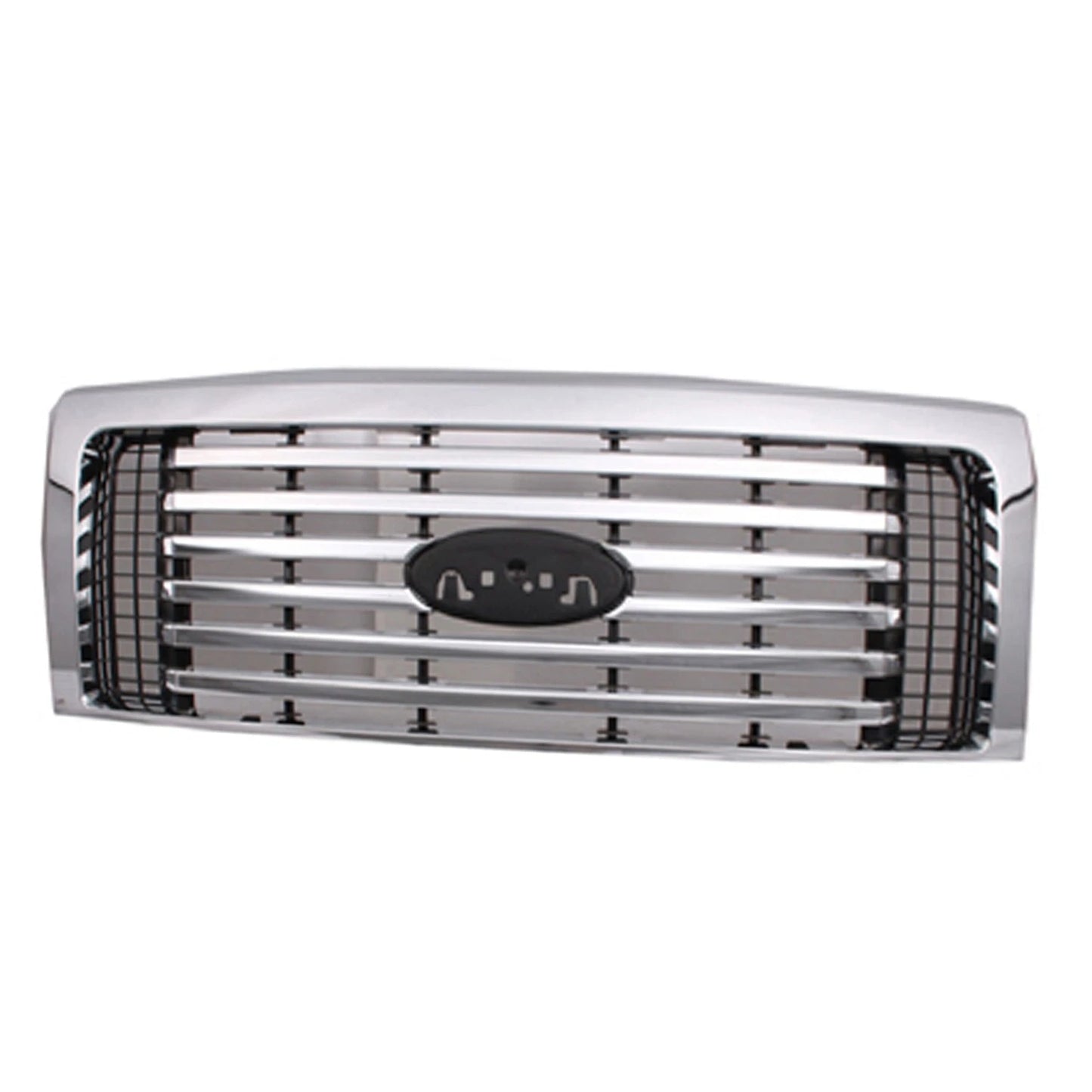 Front Grille Replacement Chrome Plastic for 2010–2012 Ford Pickup Light Duty