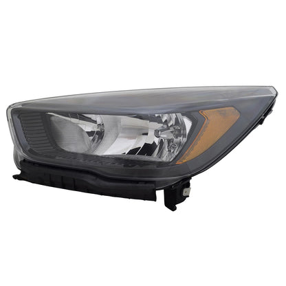 Halogen Headlight Assembly Left Side Replacement for Ford Escape (2018–2019)