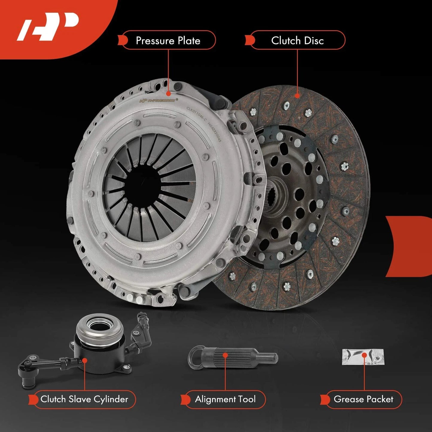 Clutch Kit with Slave Cylinder for Benz SLK280 (2005–2008)