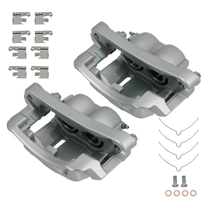 Front Disc Brake Caliper Set for Ford F-250 F-350 Super Duty Excursion (2011–2016)