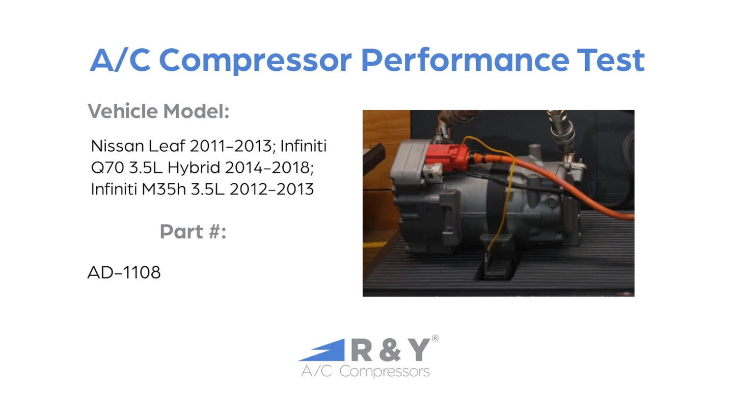 AC Compressor Kit with Condenser Replacement for Infiniti M35h (2012–2015)