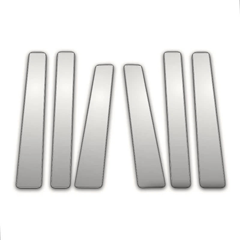 6Pc Chrome Pillar Post Covers Replacement for Toyota Sienna (2003–2010)