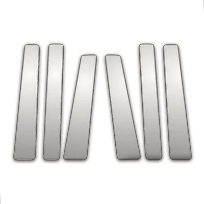 6Pc Chrome Pillar Post Covers Replacement for Toyota Sienna (2003–2010)