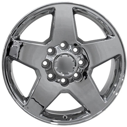 Chrome Wheel 20 Inch Replacement for 1997-2018 GMC Savana 3500