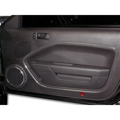 4pc Chrome Vinyl Door Trim Kit for 2005–2009 Ford Mustang