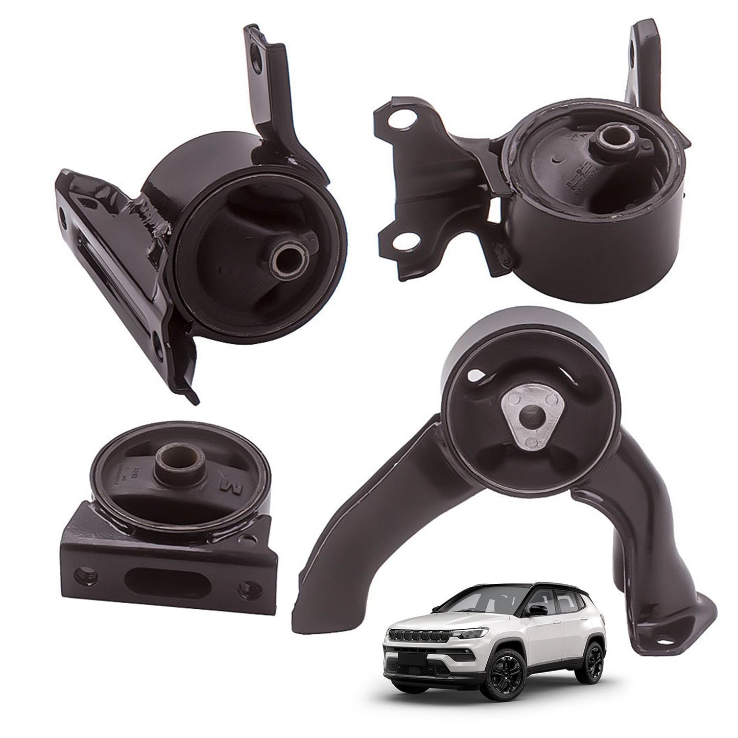 4pcs Engine & Transmission Mount for Jeep Patriot (2007–2016)