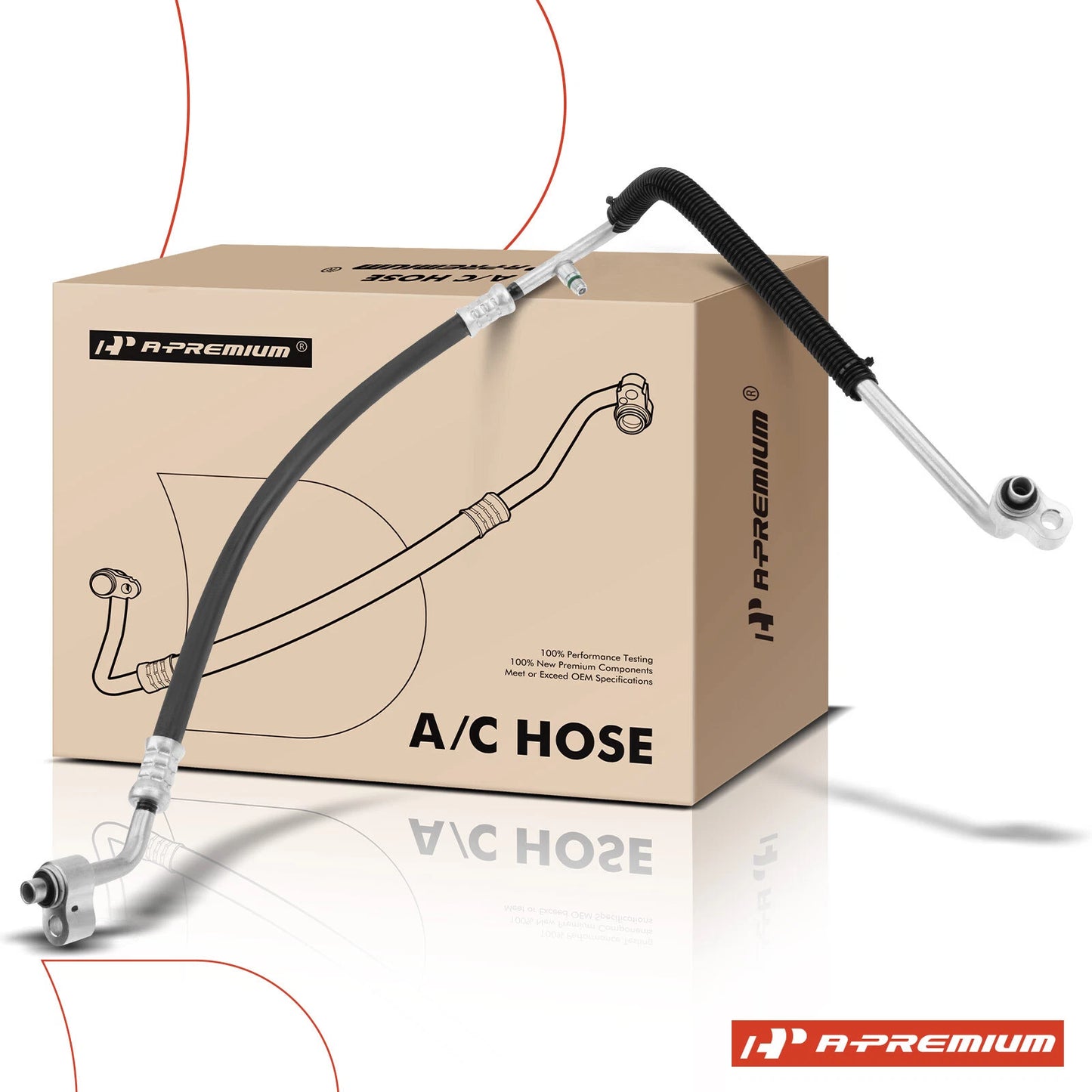 A/C Refrigerant Discharge Hose for Chevrolet Silverado 2500 GMC Sierra (2007–2014)