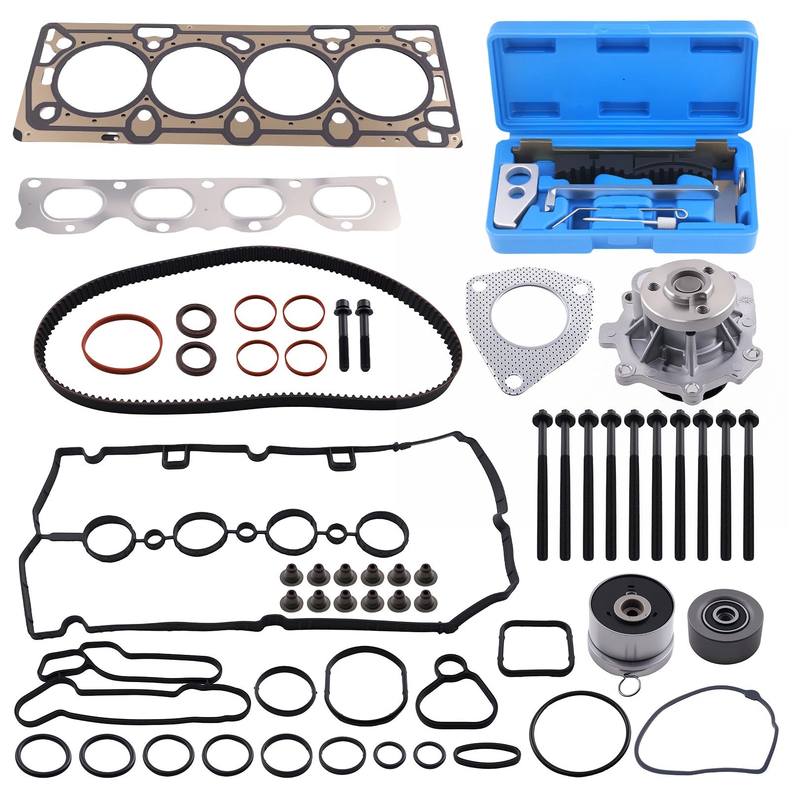 Head Gasket Set & Water Pump Kit for Chevrolet Cruze Sonic 1.8L (2012–2018)