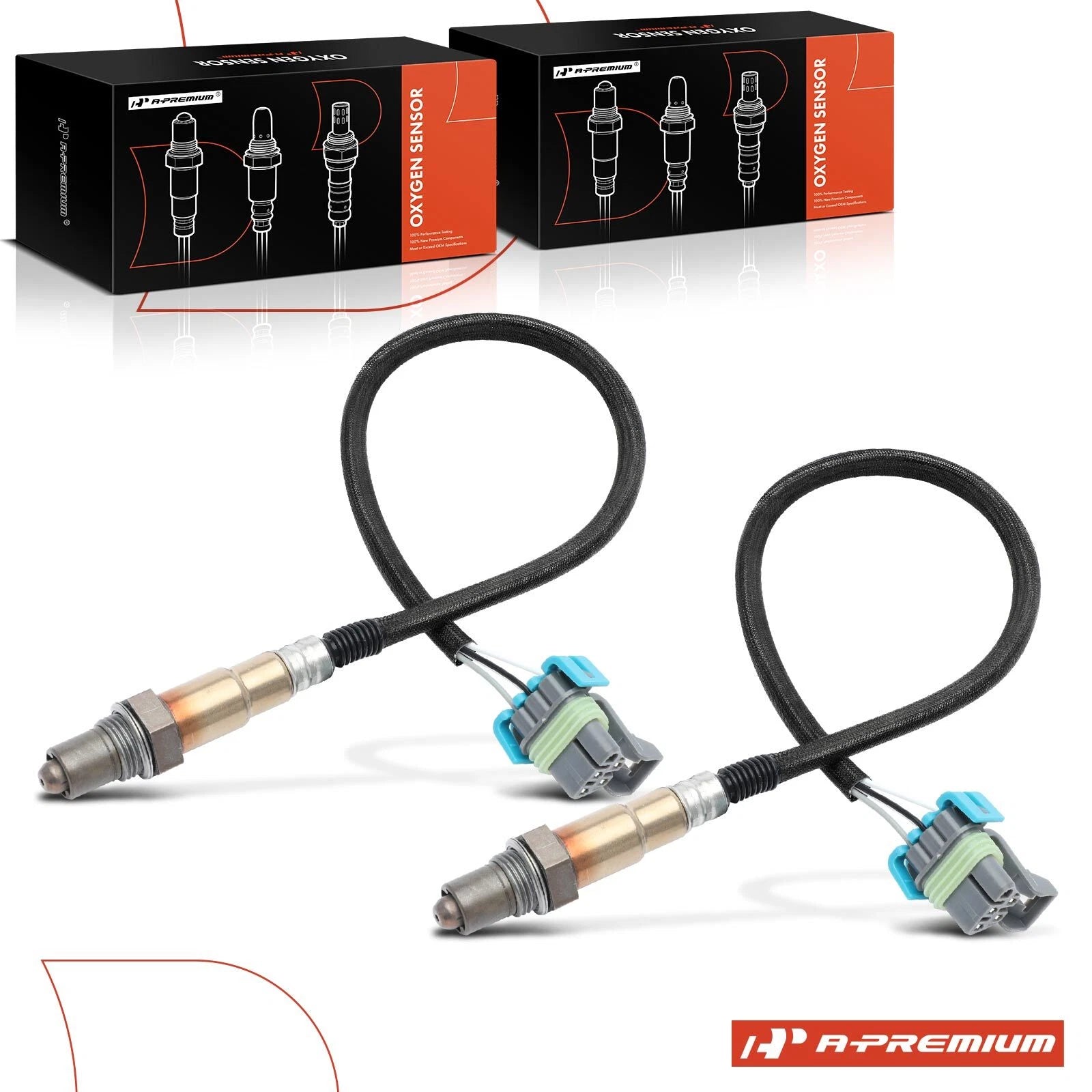 2X O2 Oxygen Sensors for Silverado 2500 3500 (2001–2002)