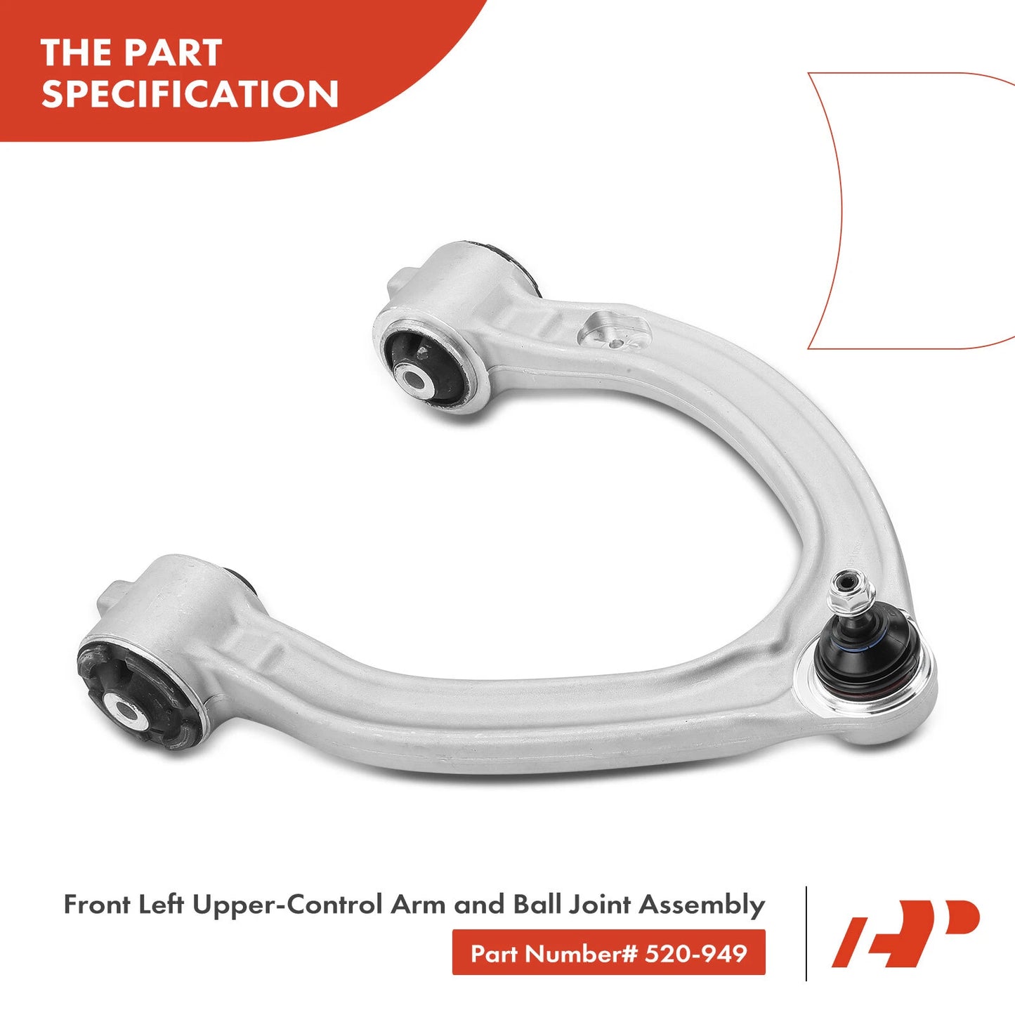 8x Front Control Arm Ball Joint Assembly for Mercedes-Benz S-Class (2000–2013)