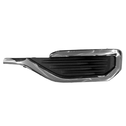 Replacement Polypropylene/ABS Driver Side Fog Light Cover w/Chrome Molding