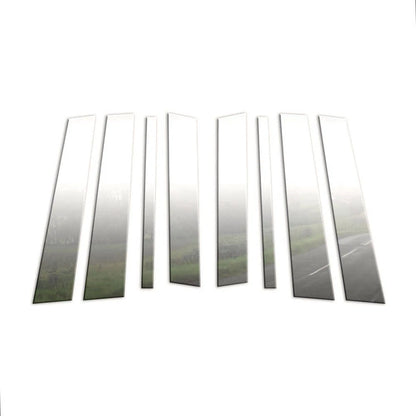 Chrome Pillar Post Covers 8Pc Replacement for Mercedes GL (2007–2012)