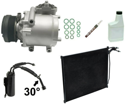 A C Compressor Kit with Condenser for Citroën C3 (2002–2009)