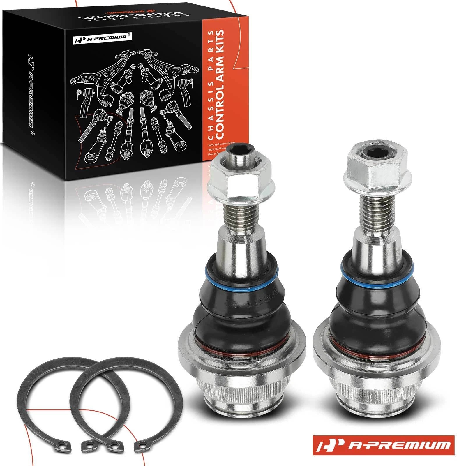 2X Front Lower Side Ball Joint for Chevrolet Silverado 1500 (2014–2018)