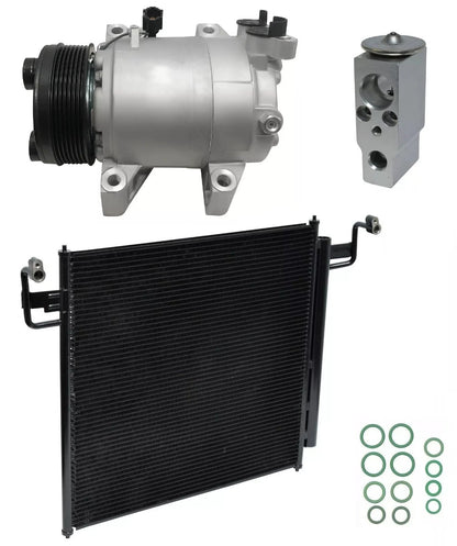AC Compressor Kit With Condenser Replacement for Infiniti QX56 (2004–2007)