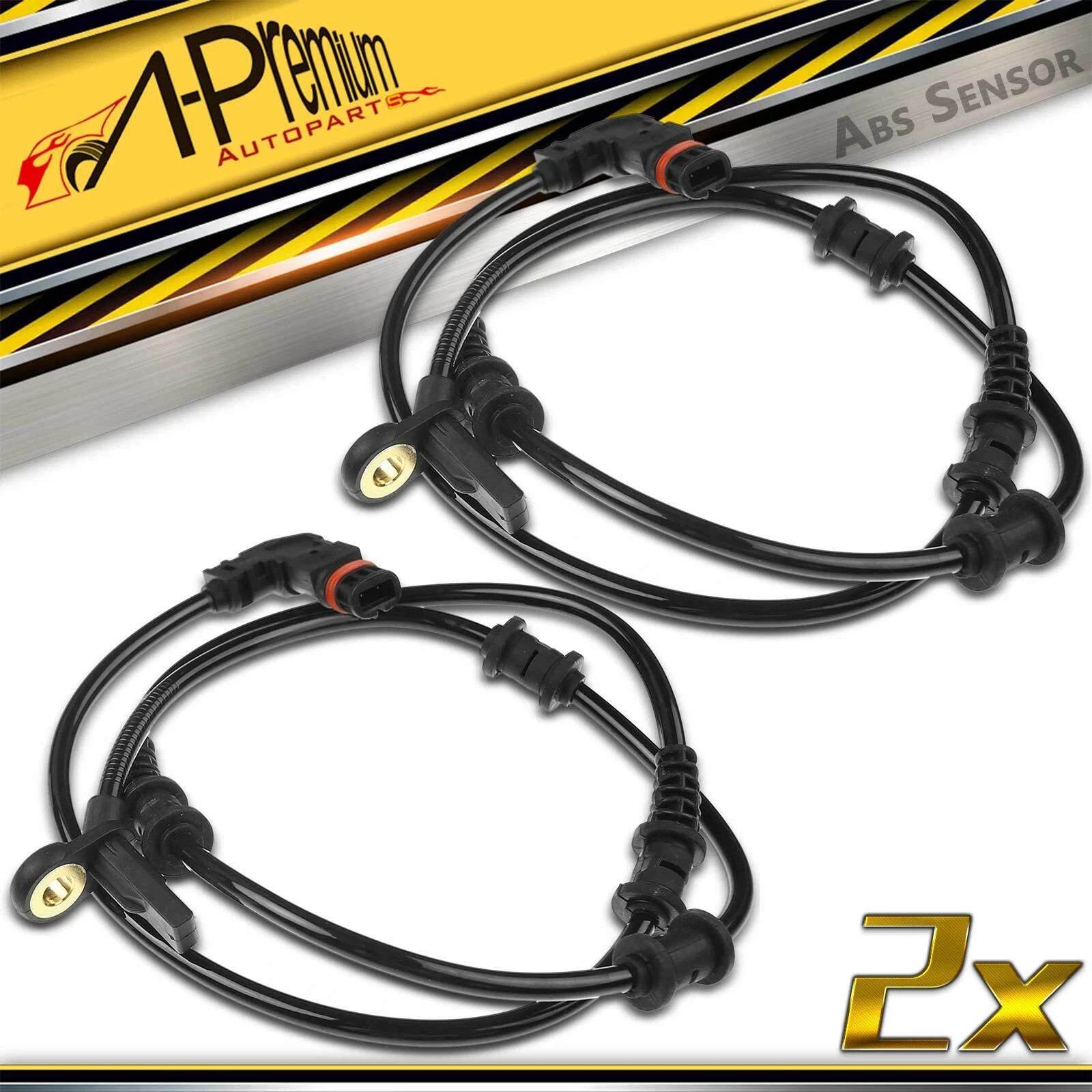 2X Front ABS Wheel Speed Sensor for Mercedes-Benz ML350 (2006–2011)