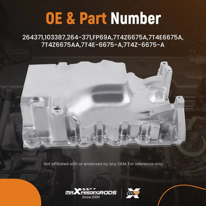 Aluminum Engine Oil Pan for Ford Edge Flex Fusion (2011–2018)