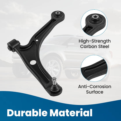 Front Lower Control Arms with Ball Joints for Honda Pilot (2003–2008)