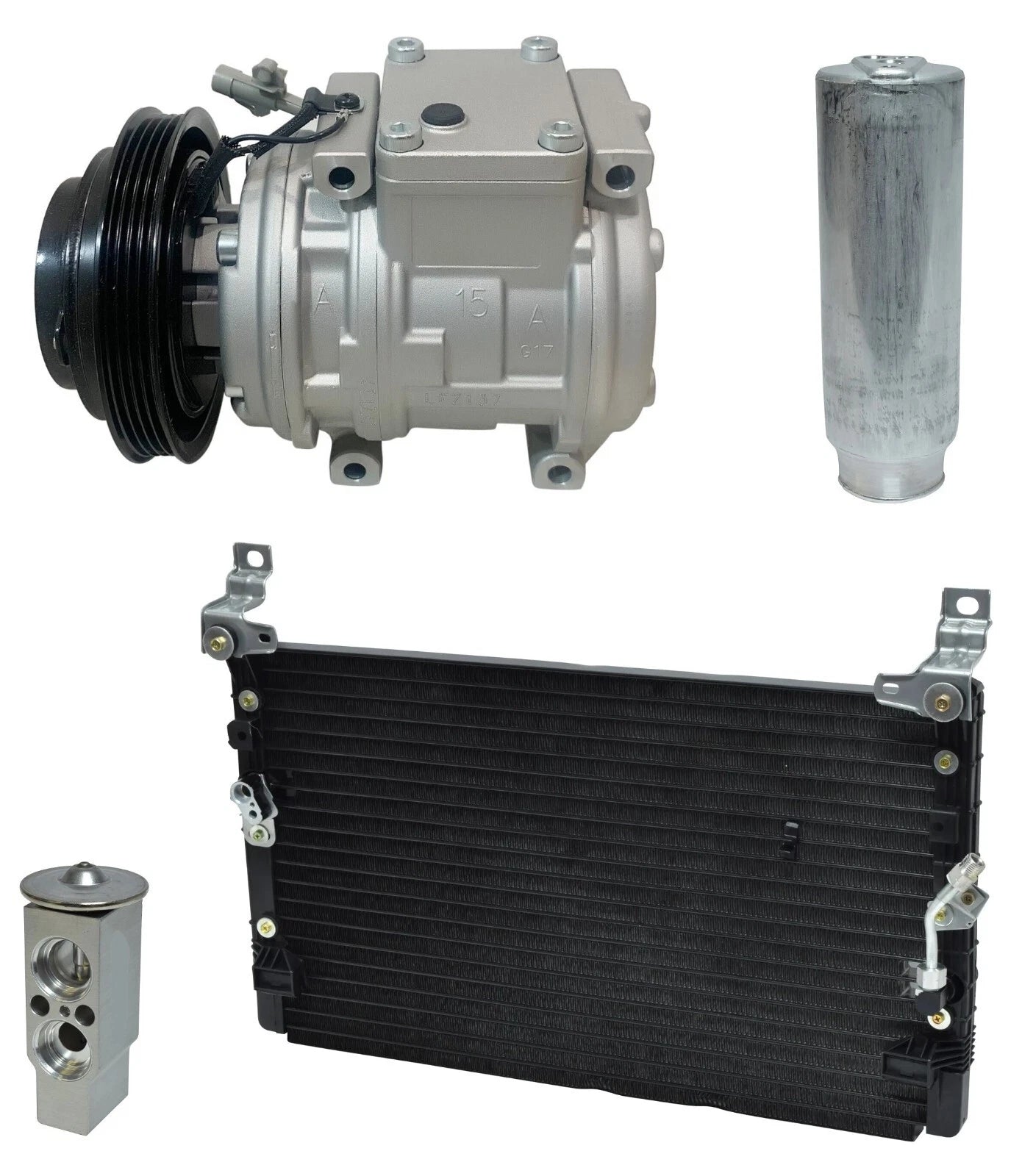 AC Compressor Kit With Condenser for Toyota Tacoma 3.4L (2001–2004)
