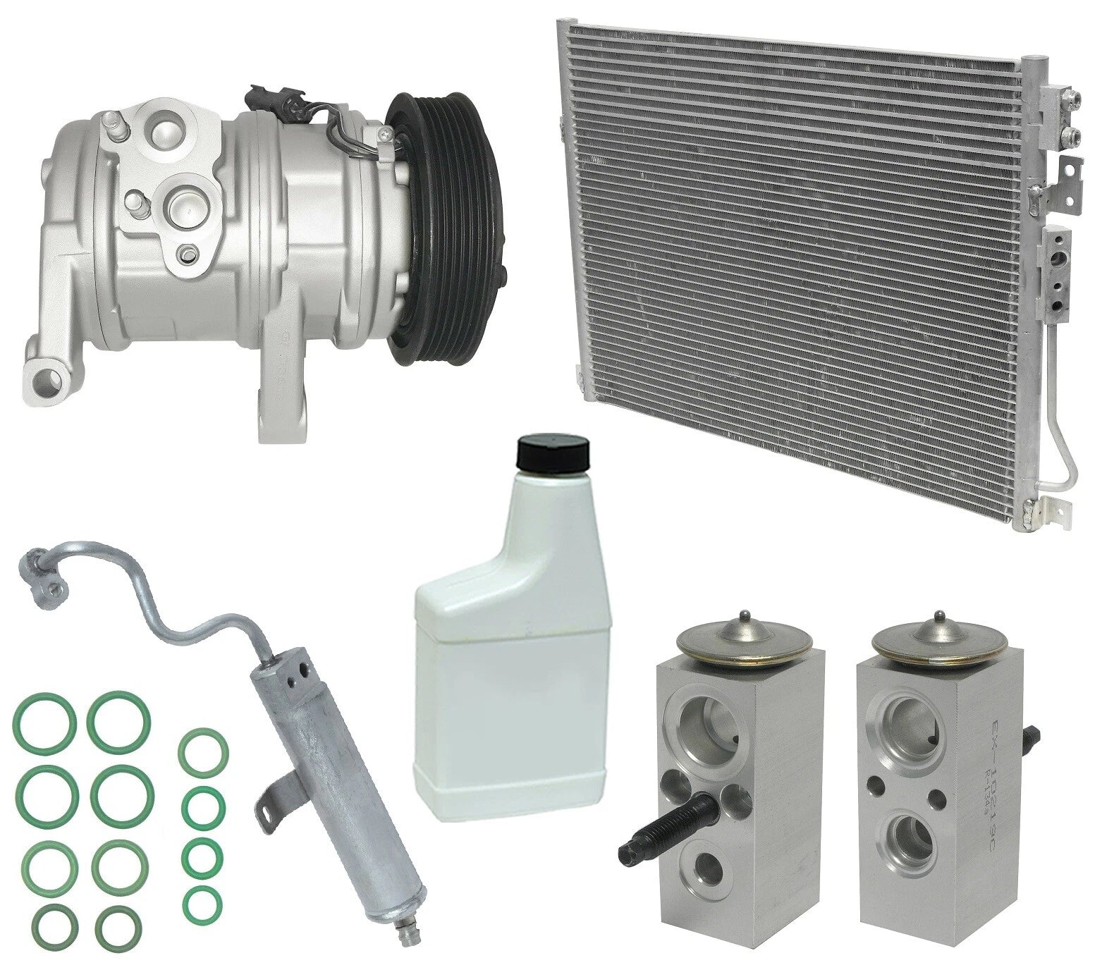 AC Compressor Kit With Condenser for Ford Falcon BA (2002–2004)