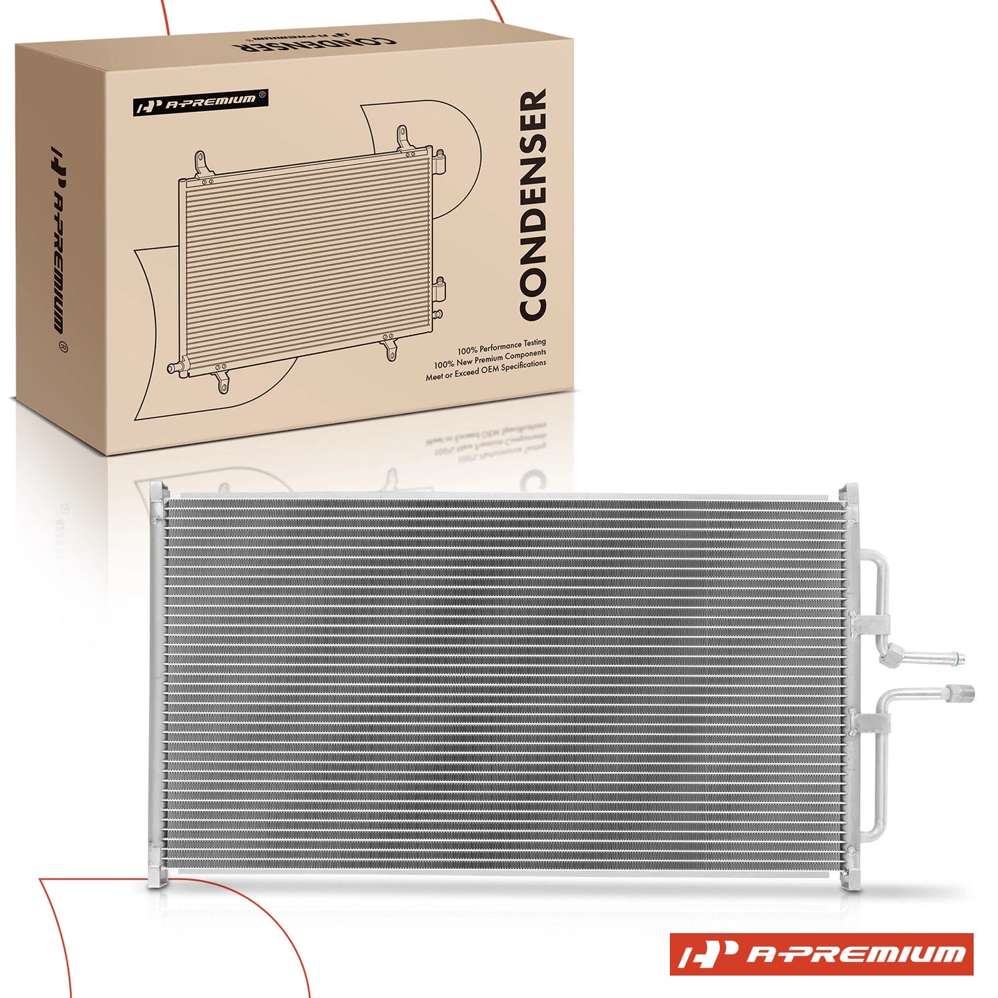 A/C Condenser for Chevy C1500 GMC C2500 (1988–1990)