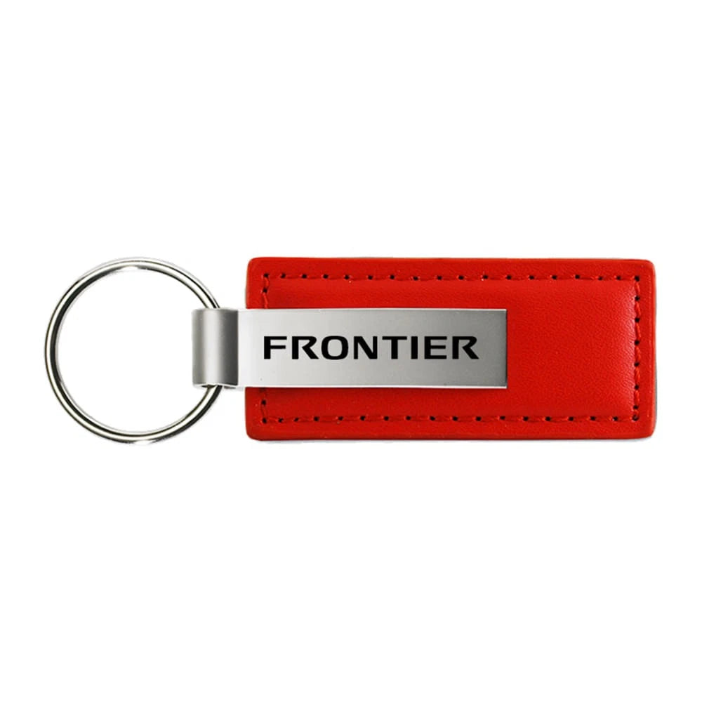 Red Leather Keychain - Officially Licensed for Nissan Frontier