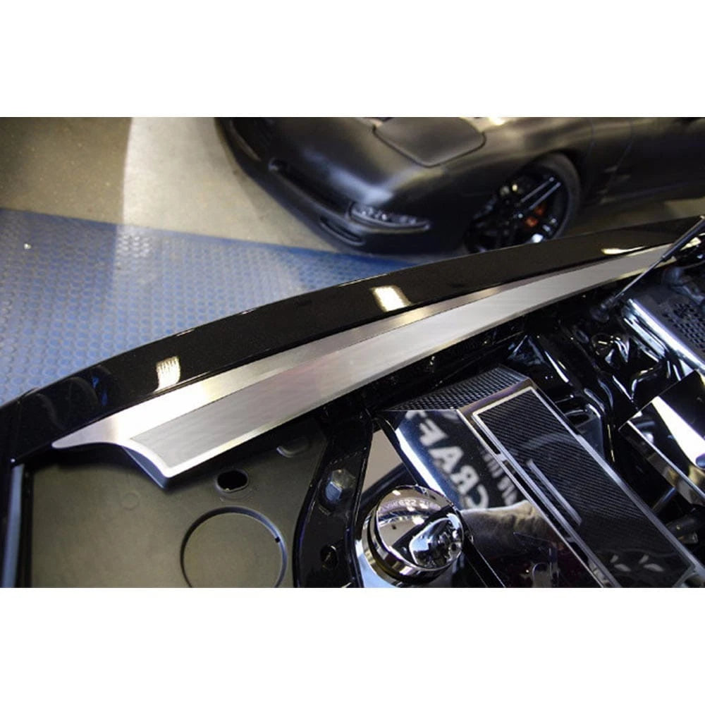 Brushed Stainless Fender Caps with White LED for Dodge Challenger (2008–2019)