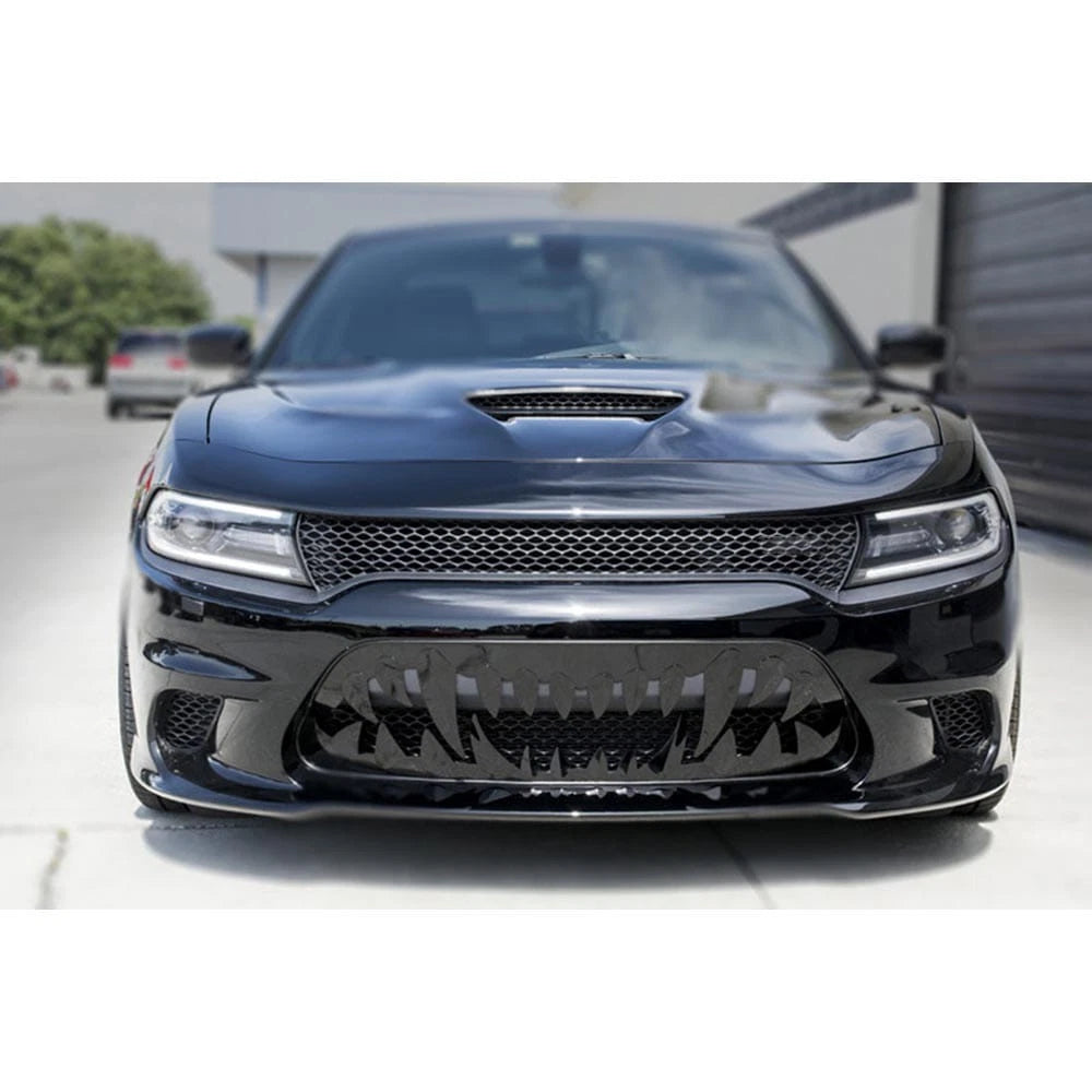 Front Grille Overlay Replacement for Dodge Charger Hellcat (2015–2016)