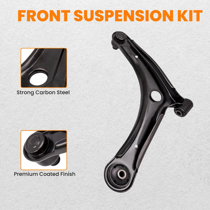 Front Control Arms Sway Bar End Link Tie Rod for Jeep Compass (2007–2016)