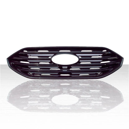 BLACK Snap On Grille Overlay Full Front Grill Covers New for 2019-2022 Ford Edge