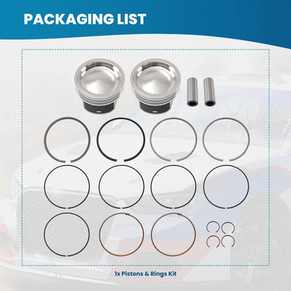 80mm Piston and Ring Kit for Polaris RZR Ranger Sportsman 800 (2009–2014)