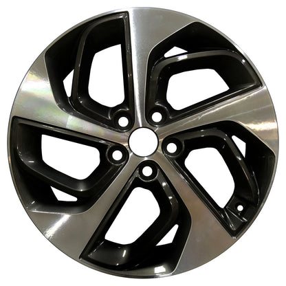 Factory Wheel 19x7.5 Dark Charcoal Machined for Hyundai Tucson (2016–2021)