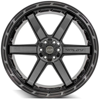 24 inch Gloss Black Wheel with Brushed Face for 2001–2007 Toyota Sequoia