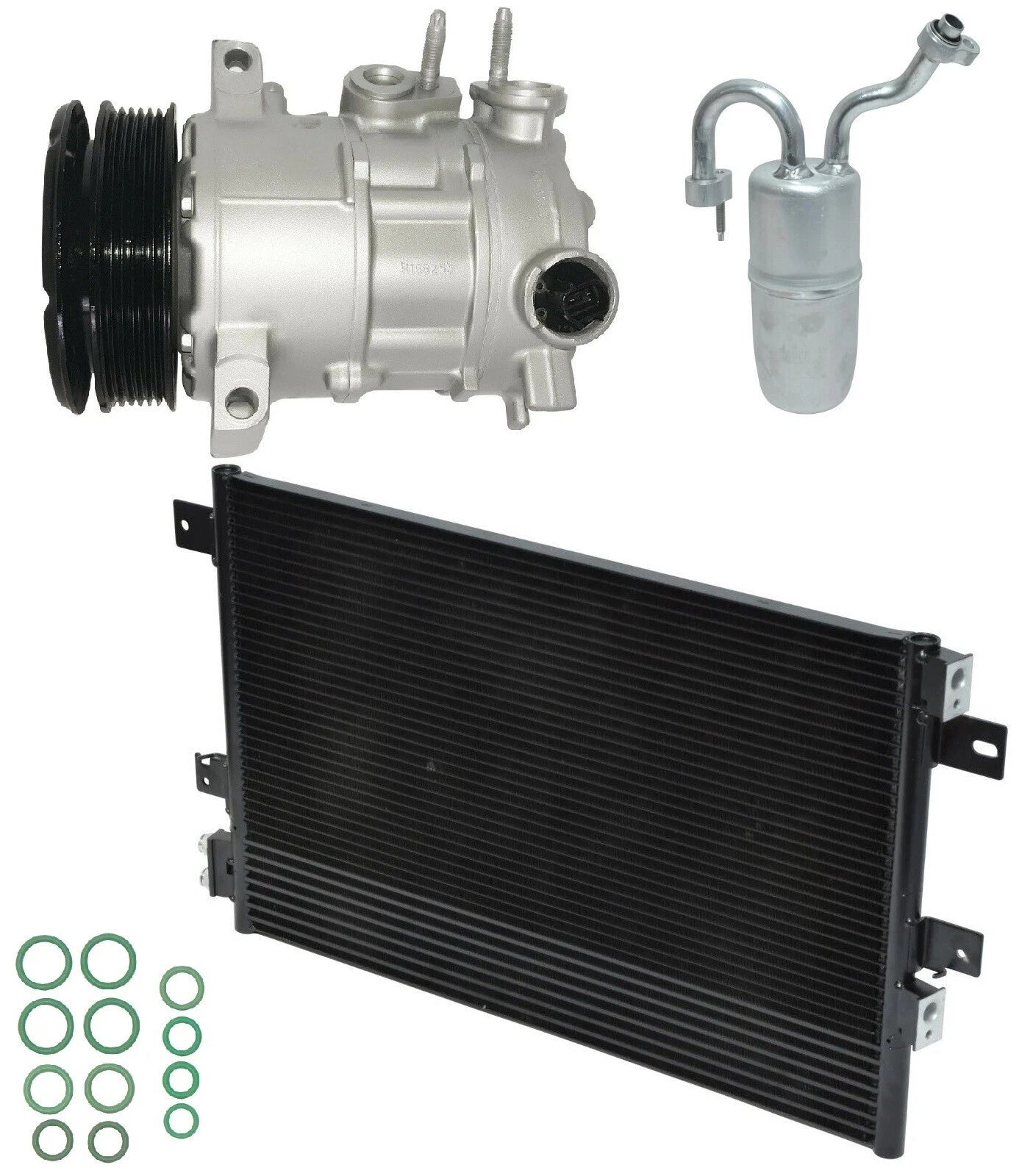 AC Compressor Kit With Condenser for Chrysler Sebring 2.4L (2007–2010)