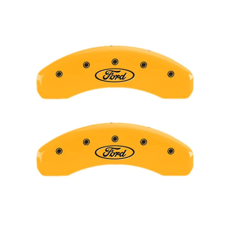 Caliper Covers Set of 4 Yellow for Ford F-250 Super Duty (2023–2025)