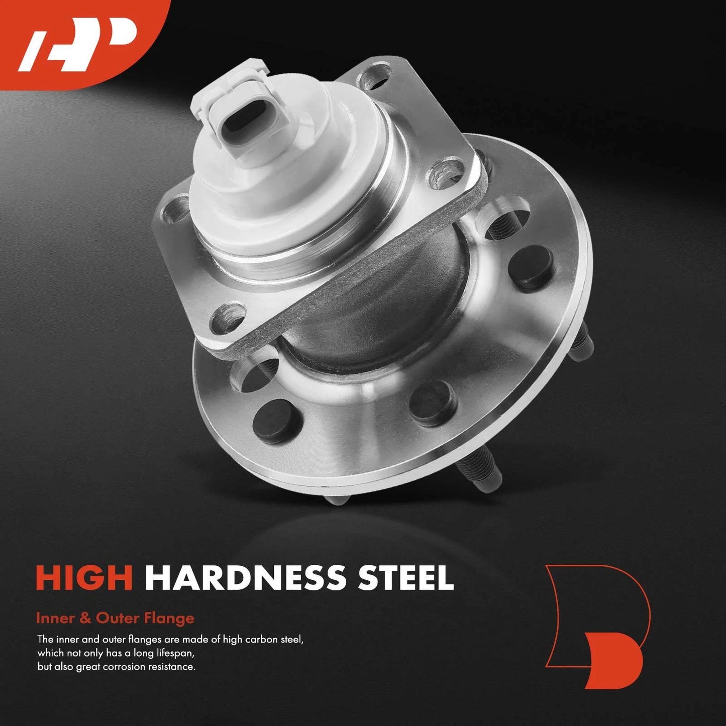 2X Rear Wheel Hub & Bearing Assembly with ABS for Chevy Uplander (2006–2009)