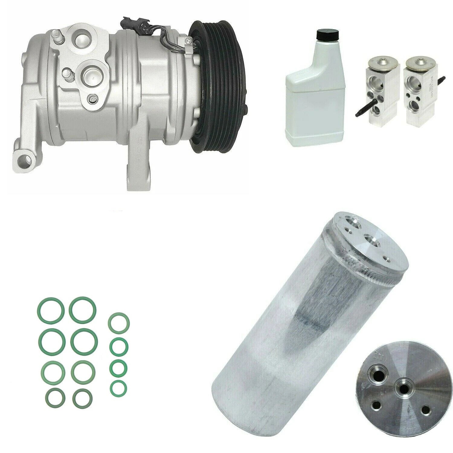 AC Compressor Kit Replacement for Toyota Land Cruiser 200 (2008–2017)