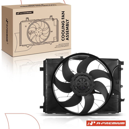 Cooling Fan Assembly with Shroud for Mercedes-Benz C350 E350 E400 SL400 (2010–2017)